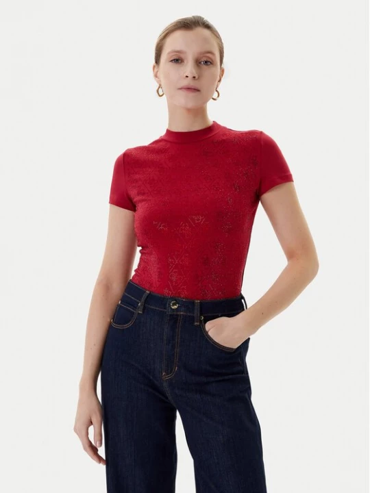 Obrázek produktu Guess T-Shirt W4BI26 J1314 Bordó Regular Fit