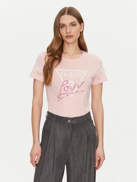 Obrázek produktu Guess T-Shirt W5GI05 I3Z14 Růžová Regular Fit