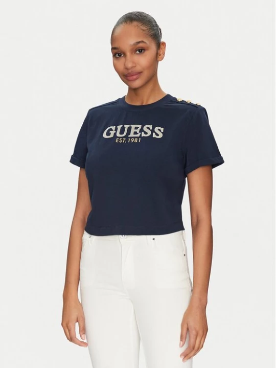 Obrázek produktu Guess T-Shirt W5GI15 K8FQ4 Tmavomodrá Regular Fit