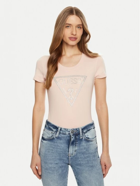 Obrázek produktu Guess T-Shirt W5RI11 J1314 Růžová Regular Fit