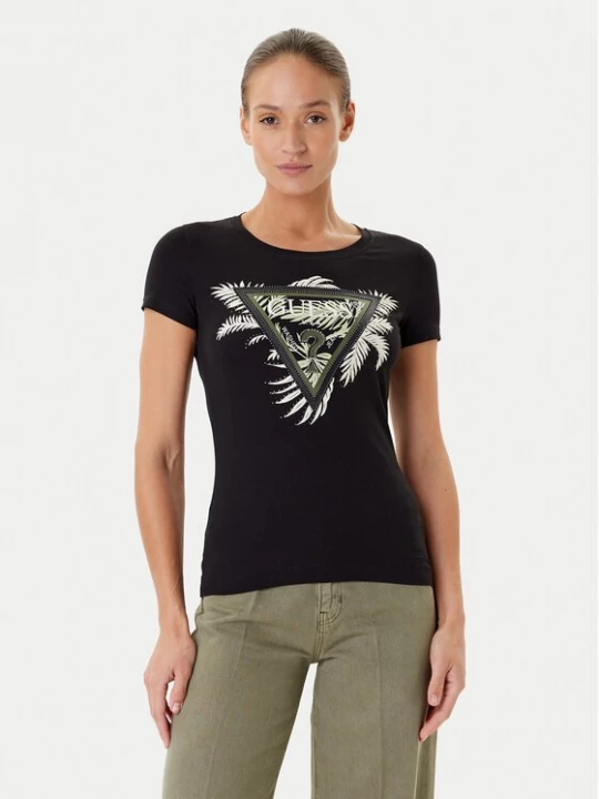 Obrázek produktu Guess T-Shirt W5YI13 J1314 Černá Regular Fit