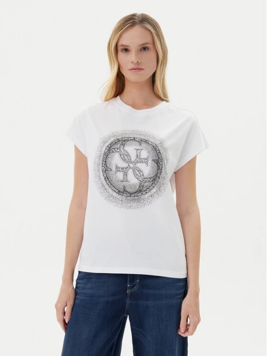 Obrázek produktu Guess T-Shirt W5YI14 I3Z14 Bílá Regular Fit