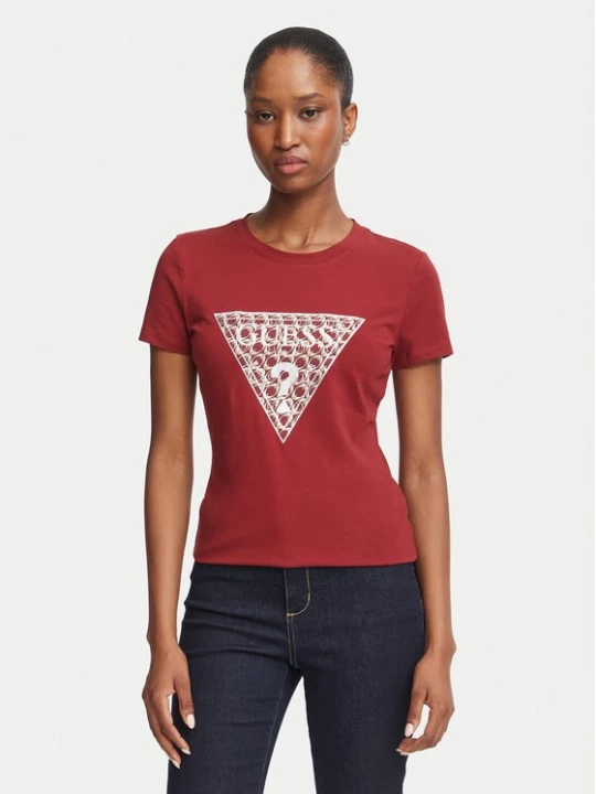 Obrázek produktu Guess T-Shirt W6BI61 K7948 Bordó Regular Fit
