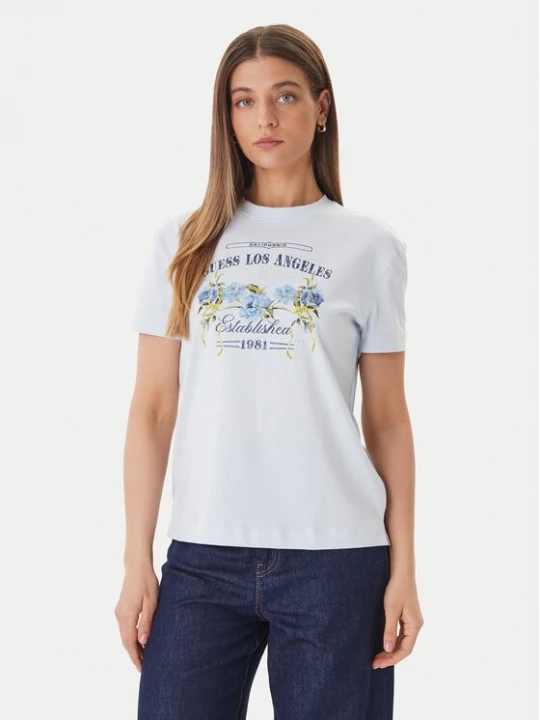 Obrázek produktu Guess T-Shirt W6GI27 K3160 Modrá Regular Fit