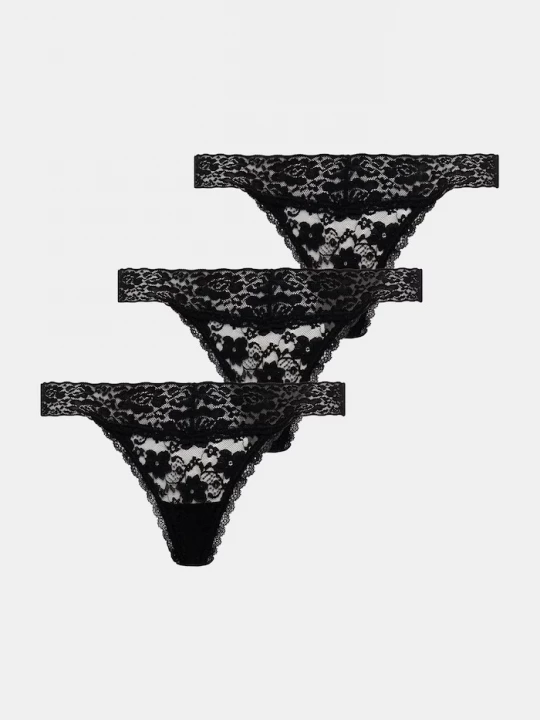 Obrázek produktu Guess Tanga Guess 3-pack černá