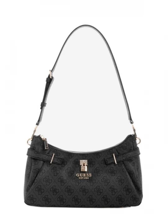 Obrázek produktu GUESS Taška přes rameno 'Guess Sac Bandoulière Handbag Coal Logo' černá