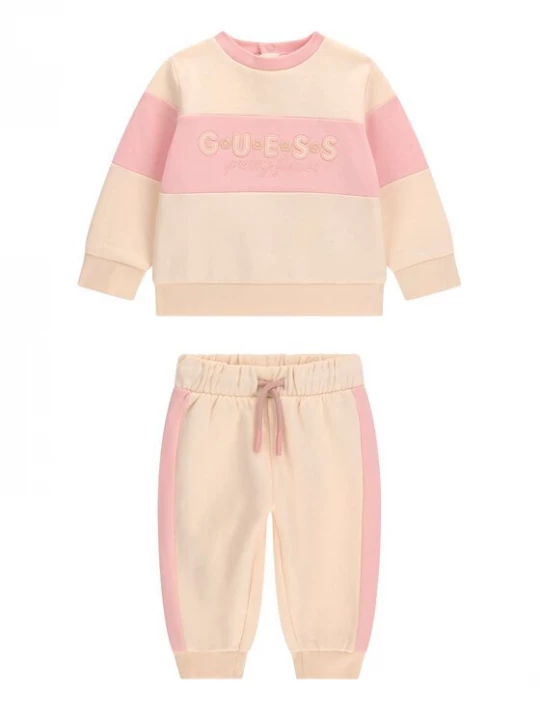 Obrázek produktu Guess Tepláková souprava A6BG12 K5979 Světle béžová Regular Fit