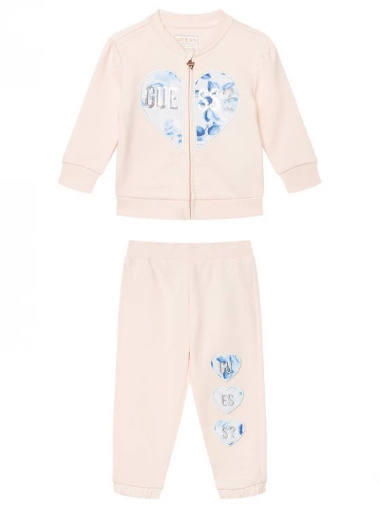 Obrázek produktu Guess Tepláková souprava A6BG13 K5981 Světle růžová Regular Fit