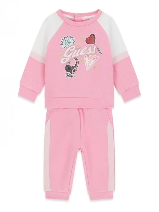 Obrázek produktu Guess Tepláková souprava A6YG05 K3902 Růžová Regular Fit