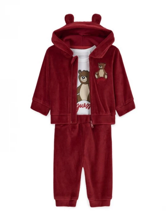 Obrázek produktu Guess Tepláková souprava H6BG10 K6029 Tmavě červená Regular Fit