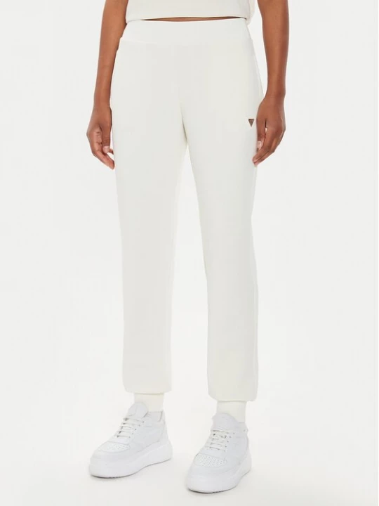 Obrázek produktu Guess Teplákové kalhoty V4YB08 KCAY2 Écru Regular Fit Krémová