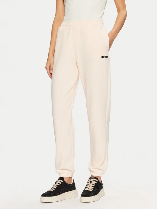 Obrázek produktu Guess Teplákové kalhoty V5RB02 KCLD1 Écru Regular Fit Krémová