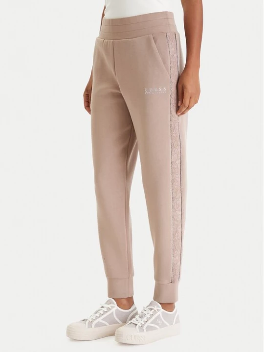 Obrázek produktu Guess Teplákové kalhoty W6RB45 KBYE2 Béžová Regular Fit