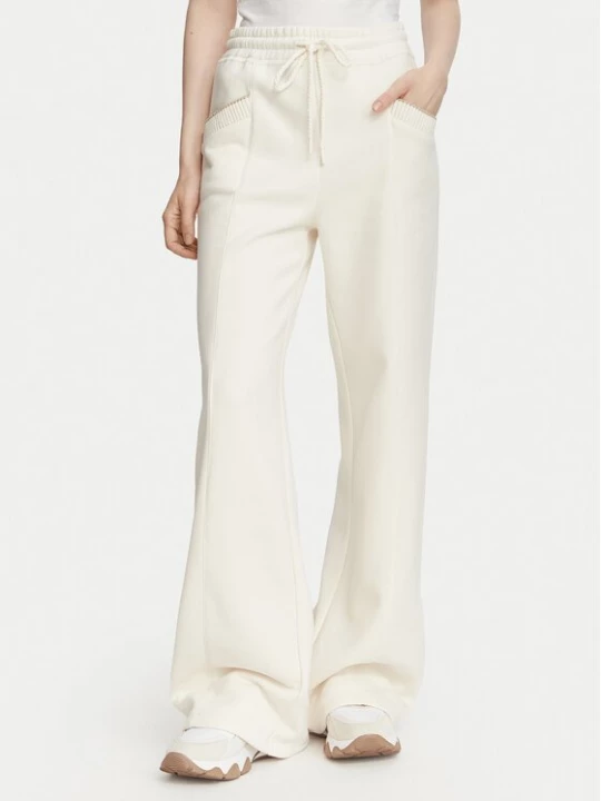 Obrázek produktu Guess Teplákové kalhoty W6YB31 K5319 Krémová Wide Leg