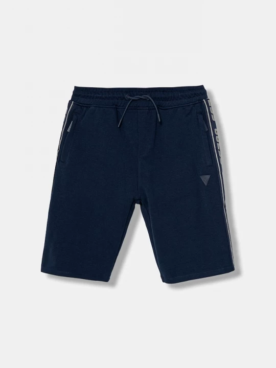 Obrázek produktu Guess teplákové šortky dětské bavlněné s elastanem námořnická modř