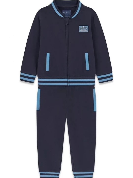 Obrázek produktu Guess teplákový set dětský bavlněný námořnická modř