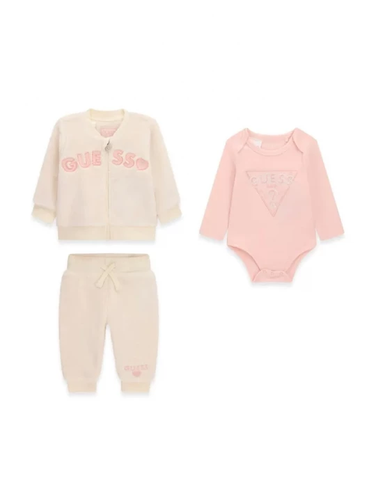 Obrázek produktu Guess teplákový set kojenecký béžová
