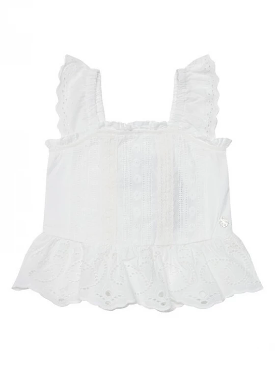 Obrázek produktu Guess Top J5GH14 WBHO0 Bílá Regular Fit