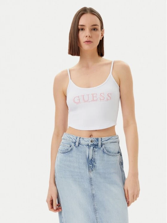 Obrázek produktu Guess Top V5GP16 K8RT2 Bílá Regular Fit
