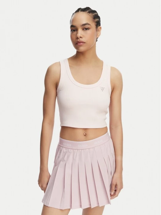 Obrázek produktu Guess Top V6GP07 K2987 Světle růžová Slim Fit