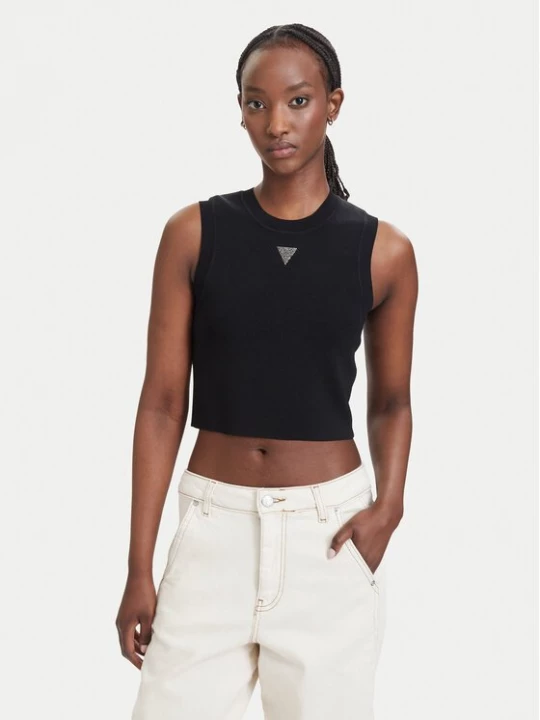 Obrázek produktu Guess Top W4GZ34 Z3F40 Černá Slim Fit