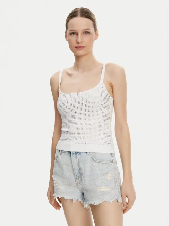 Obrázek produktu Guess Top W5GR47 Z3MN2 Bílá Regular Fit