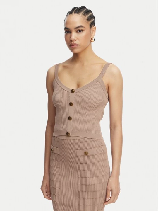 Obrázek produktu Guess Top W5YR10 Z0130 Hnědá Regular Fit
