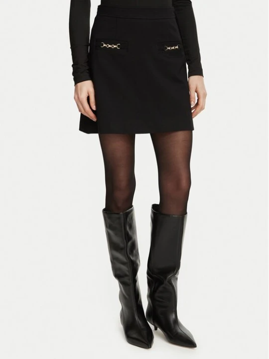 Obrázek produktu Guess Trapézová sukně W6BD23 K6219 Černá Regular Fit