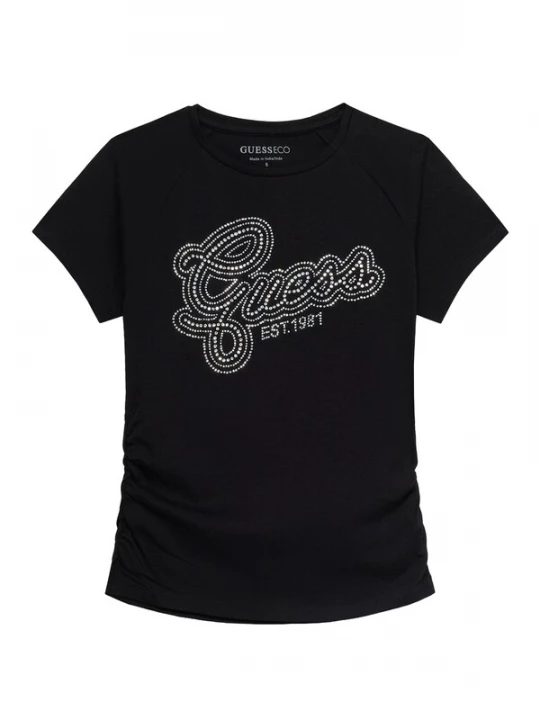 Obrázek produktu GUESS Tričko černá / stříbrná