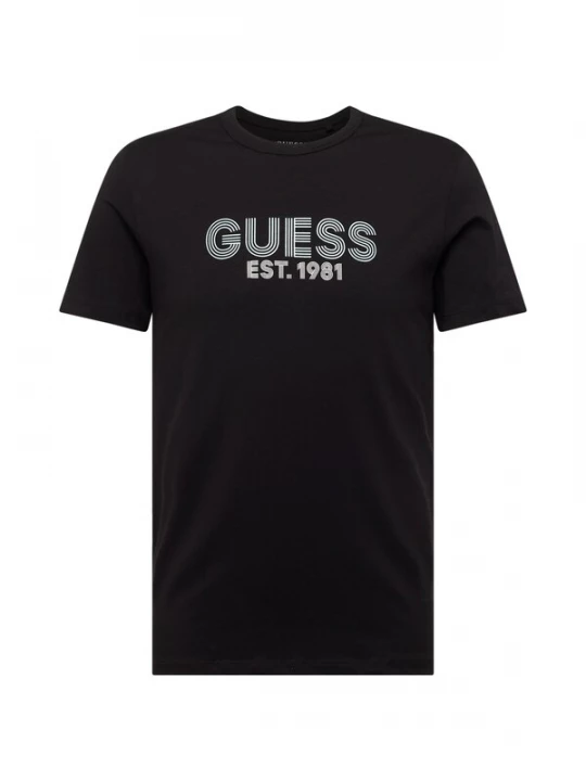 Obrázek produktu GUESS Tričko 'CLASSIC' černá / bílá
