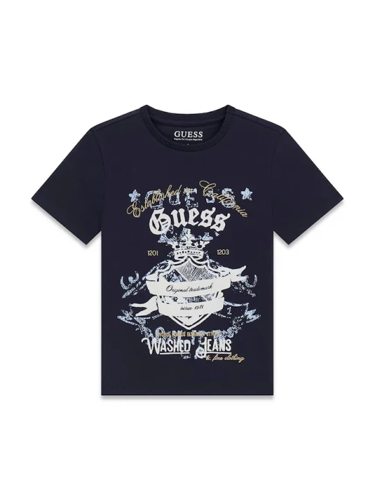 Obrázek produktu Guess tričko dětské bavlněné námořnická modř