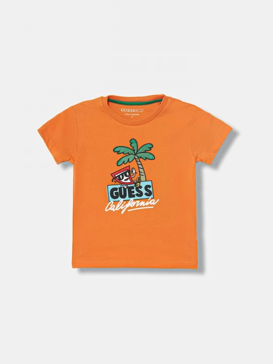 Obrázek produktu Guess tričko dětské bavlněné oranžová