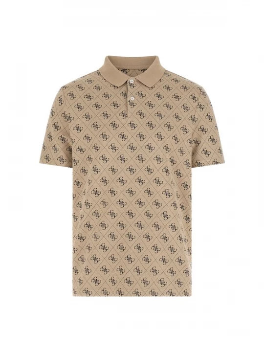 Obrázek produktu GUESS Tričko noční modrá / šedobéžová