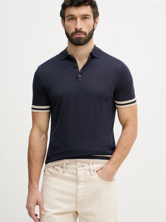 Obrázek produktu Guess tričko pánské LARRY námořnická modř