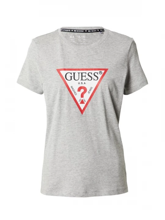 Obrázek produktu GUESS Tričko  šedý melír / jasně červená / černá / bílá
