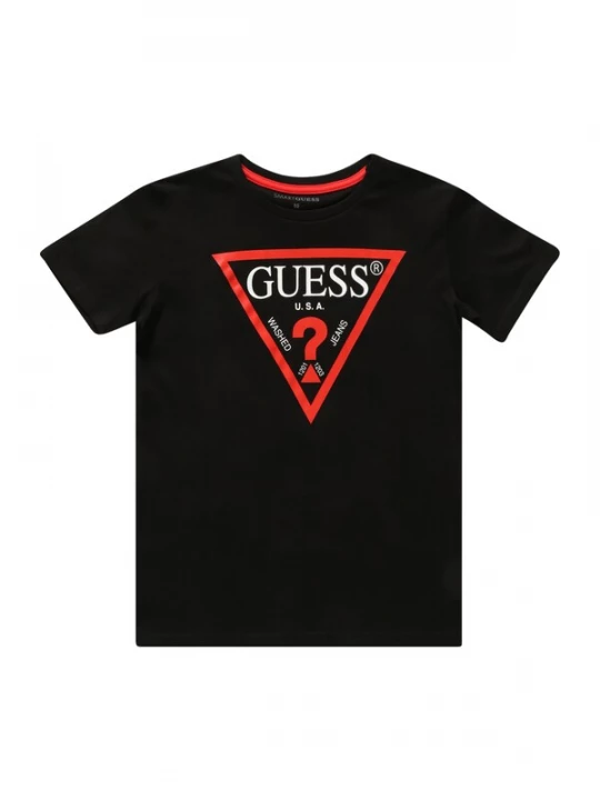 Obrázek produktu GUESS Tričko  světle červená / černá / bílá