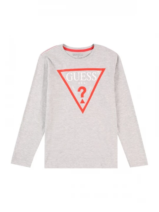 Obrázek produktu GUESS Tričko světle šedá / červená / bílá