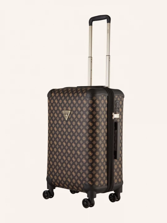 Obrázek produktu Guess Trolley Kufr Wilder 22 tmavě hnědá / hnědá