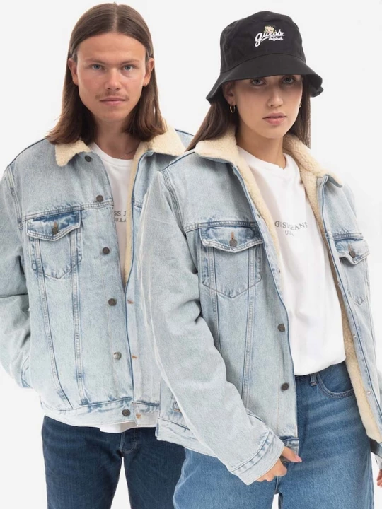 Obrázek produktu Guess U.S.A. Džínová bunda Guess modrá