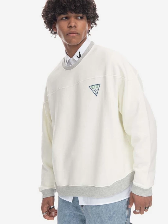 Obrázek produktu Guess U.S.A. Mikina Guess Vintage Logo Crewneck M3GQ01KBMY0 G046 béžová