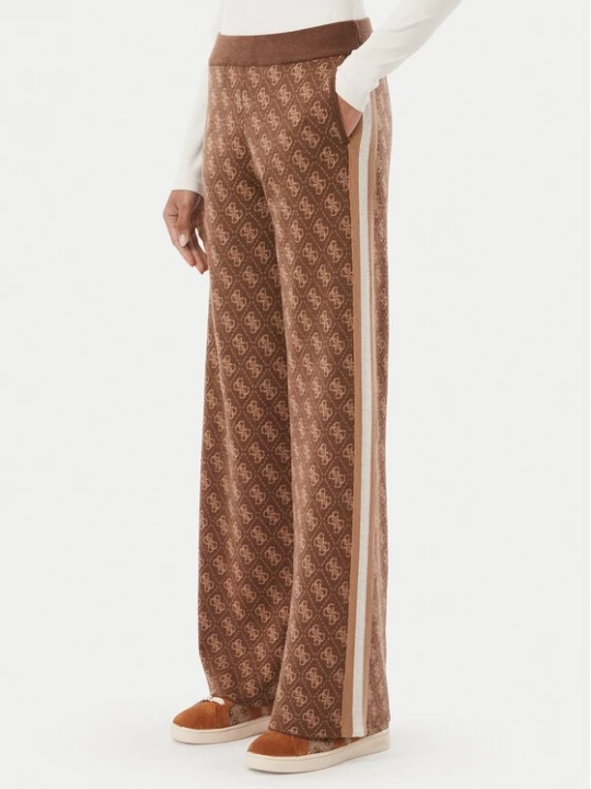 Obrázek produktu Guess Úpletové kalhoty V6BB01 Z1483 Hnědá Regular Fit
