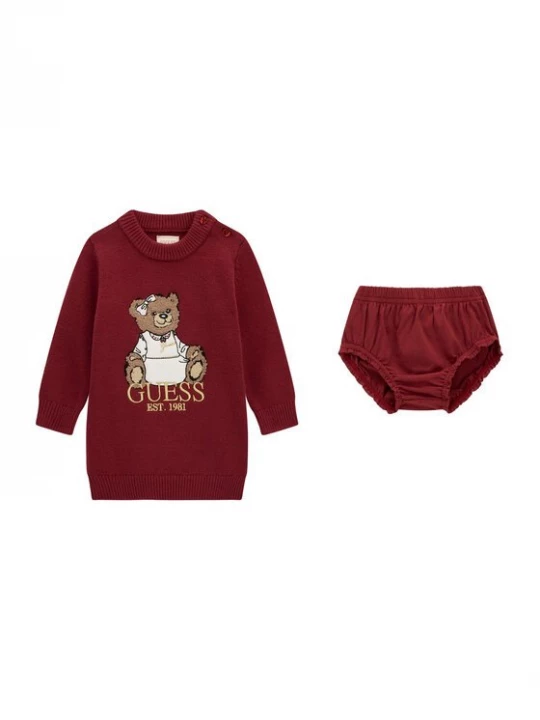 Obrázek produktu Guess Úpletové šaty A6BK06 Z1316 Bordó Regular Fit