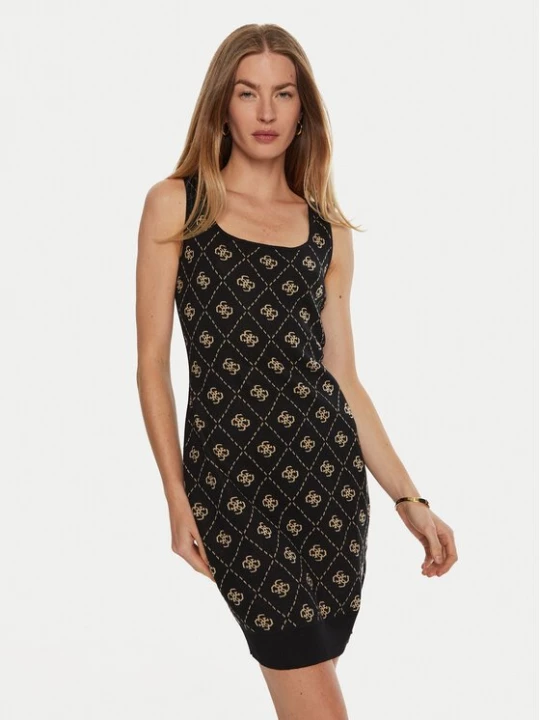 Obrázek produktu Guess Úpletové šaty Sarah W4BK98 Z3JD2 Černá Slim Fit