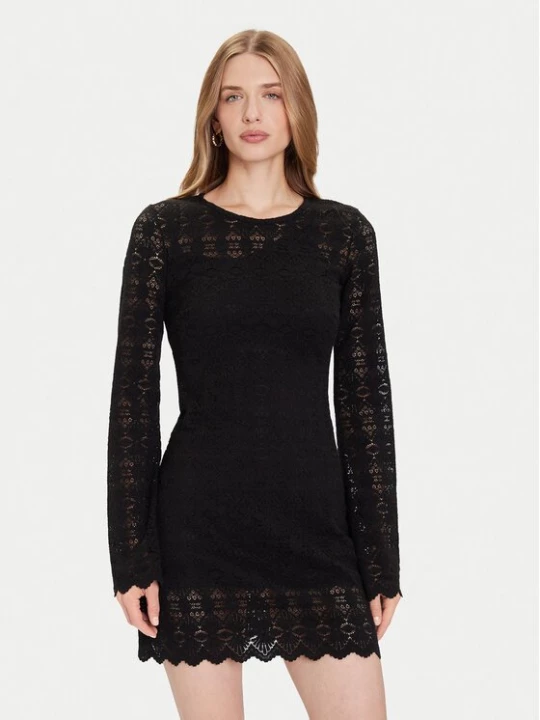 Obrázek produktu Guess Úpletové šaty W5BK35 K1180 Černá Slim Fit