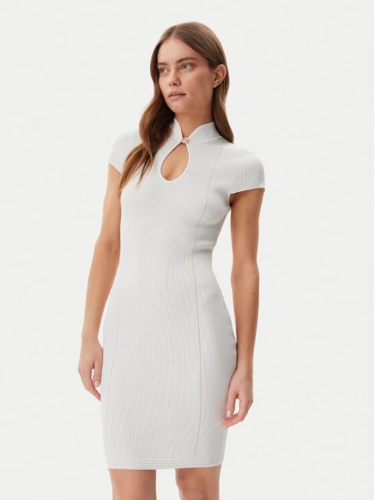 Obrázek produktu Guess Úpletové šaty W5GK46 Z3L10 Écru Slim Fit Krémová