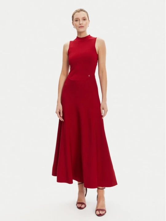 Obrázek produktu Guess Úpletové šaty W5YK0S Z0241 Bordó Regular Fit