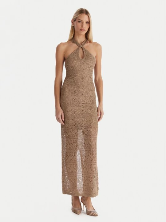 Obrázek produktu Guess Úpletové šaty W5YK48 Z37G0 Béžová Slim Fit