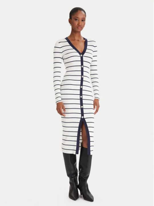 Obrázek produktu Guess Úpletové šaty W5YK98 Z2YK2 Bílá Slim Fit
