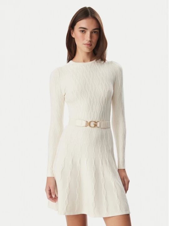 Obrázek produktu Guess Úpletové šaty W6BK64 Z1569 Krémová Regular Fit