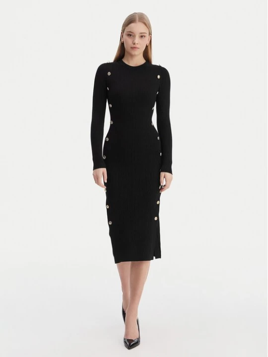 Obrázek produktu Guess Úpletové šaty W6RK06 Z2YJ2 Černá Regular Fit